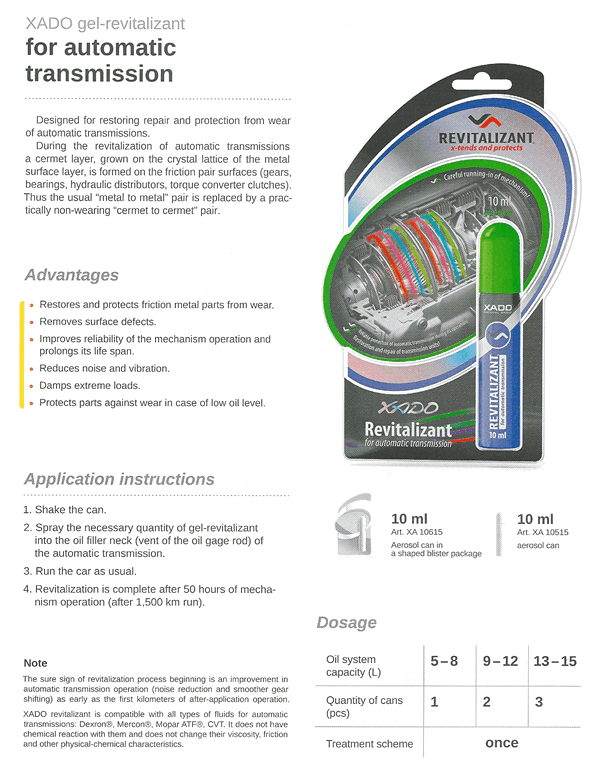 xado uk additive treatment